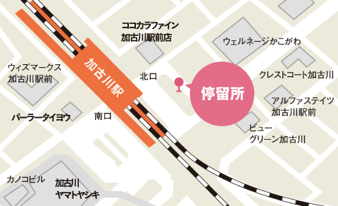 JR加古川駅 マップ